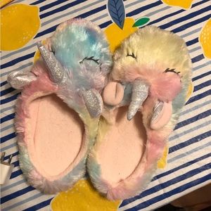 Unicorn slippers